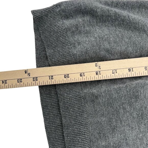 Kim Rogers Womens 1X Gray Sweater With Black Scottie Dog Graphic & White Collar - Picture 6 of 6